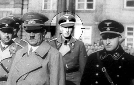 Operation Anthropoid Tour - Heydrich, Himmler and Hitler on Prague castle 1939
